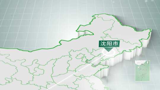 绿色沈阳辐射全国地图