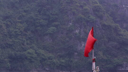 船上的越南国旗