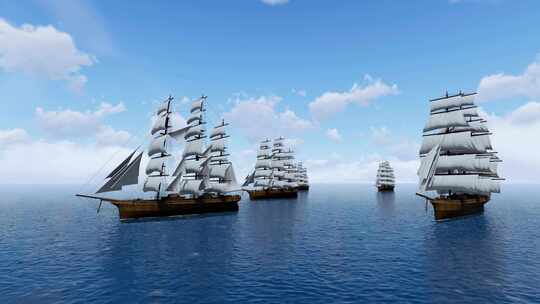 扬帆起航 丝绸之路 古代帆船