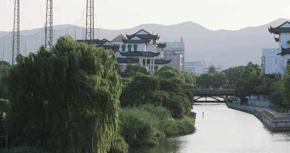 苏州大白荡公园建筑风光