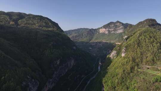 挂壁公路汉中人文景观汉中旅游宣传悬崖梯田