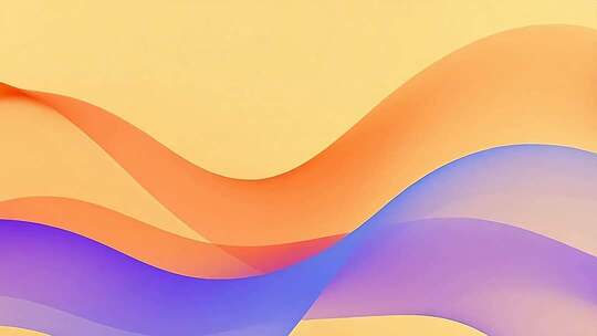 彩色动感波浪抽象背景素材