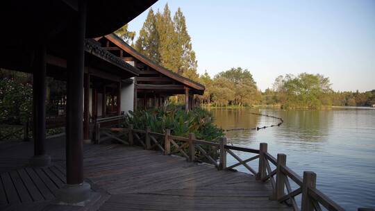 杭州西湖十景茅家埠水乡风景