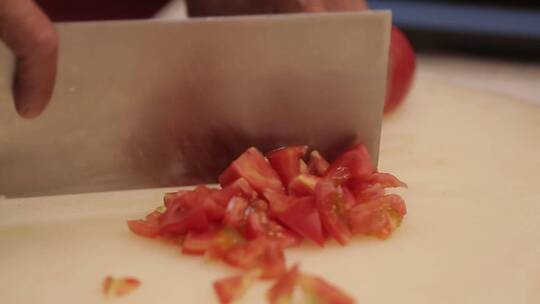 切番茄制作番茄罐头 (3)视频素材模板下载