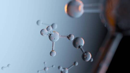 分子结构3D渲染
