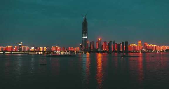 武汉江滩夜景航拍709