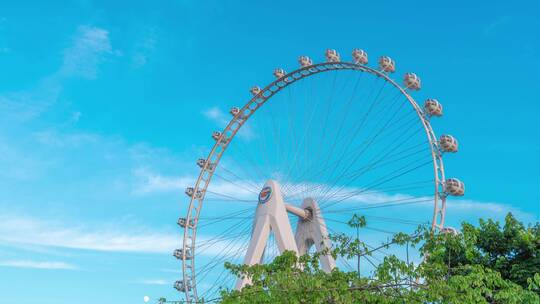 【正版素材】深圳宝安欢乐港湾摩天轮视频素材模板下载