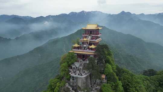 宣传片 南五台 特写 金殿