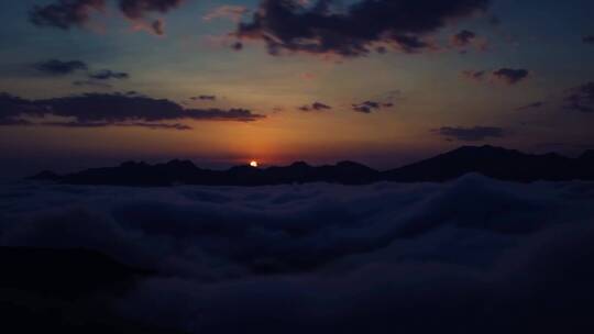 4k云海日出壮丽山河