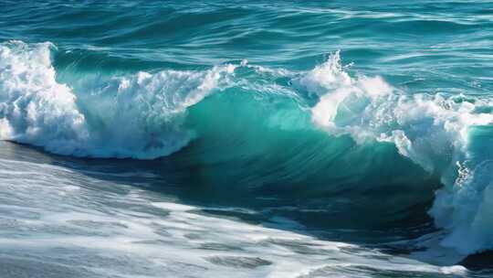 海浪浪花 清澈海浪 波光粼粼