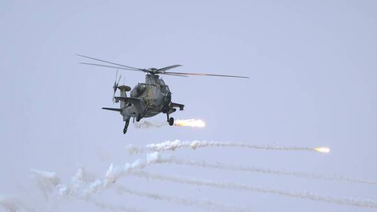 4K超稳：2022空军开放日武直10直升机