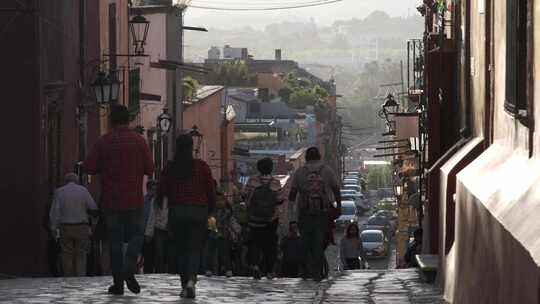 墨西哥墨西哥城人文道路地拍709