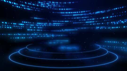 数字技术网络线路背景高科技HUD网格视频