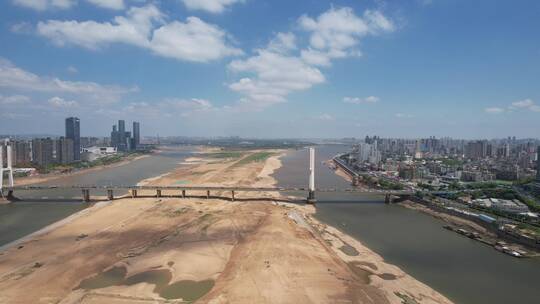 江西南昌城市风光地标建筑航拍