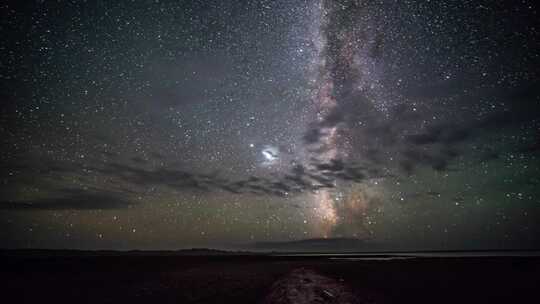 实拍银河星空