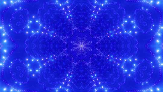 抽象点视觉效果3D插图DJ Visual