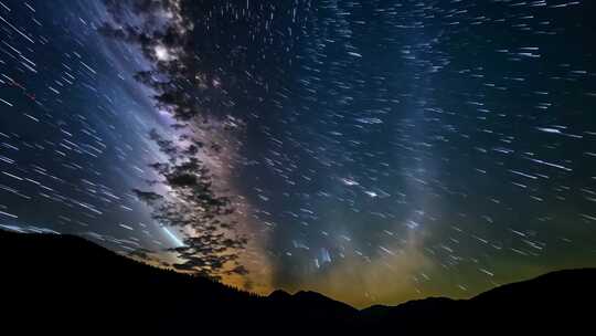 4k星空银河夜空繁星宇宙