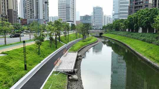 中国广东省佛山市顺德区东平新城麦家沙绿道