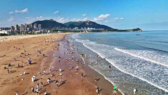 青岛崂山区石老人海水浴场