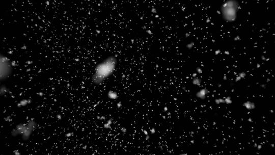 雪景素材（带透明通道）（无缝循环）