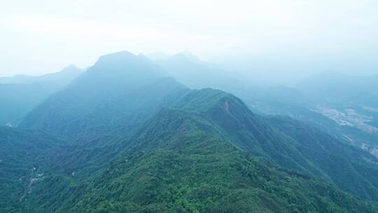 青城山后山自然风光