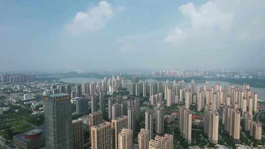 合集安徽蚌埠新城高楼建筑航拍