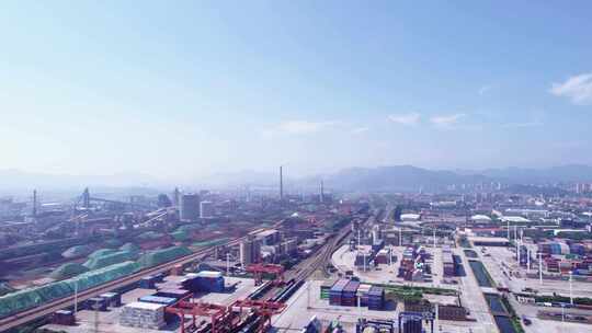 【原创】宁波北仑港 码头港口 物流贸易视频素材模板下载
