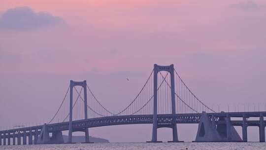 大连星海公园海上日出延时视频