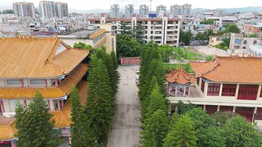 广南县古建筑军屯 莲湖公园