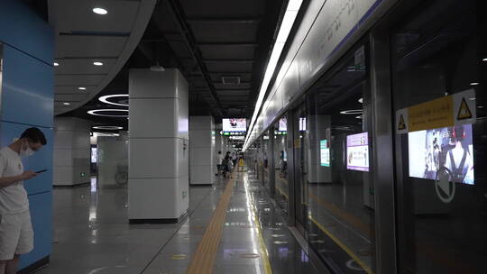 深圳地铁场景视频素材模板下载