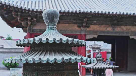 天津蓟县独乐寺观音阁寺庙木构古建筑