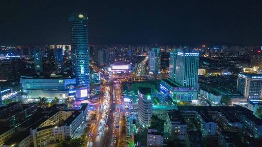 连云港市中心-夜景延时