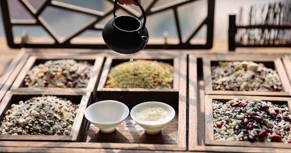 五谷杂粮和茶文化 