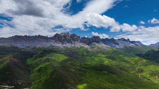 西藏高山晴天延时