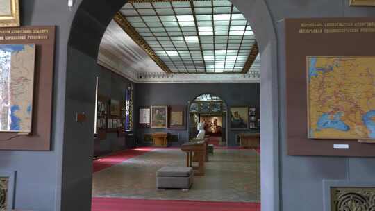 约瑟夫·斯大林博物馆的大厅