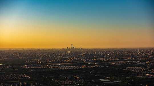 北京全景日出延时 鬼笑石夜景