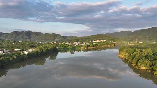 干净空镜广告唯美航拍大景城市山川