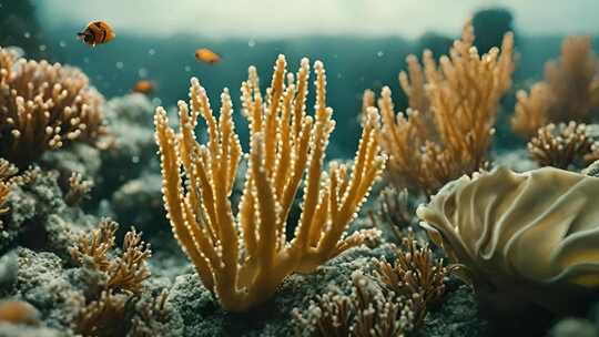 大海 海底 海水水下 海下珊瑚视频素材模板下载