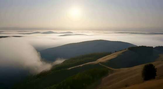 4K 云雾延时特殊摄影 群山云雾 云端 平流层