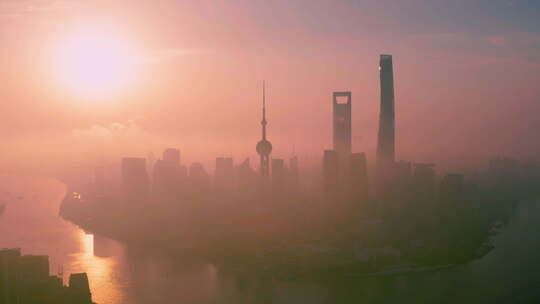 上海地标 外滩 陆家嘴