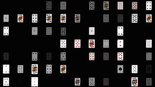 扑克牌特效视频背景视频素材模板下载