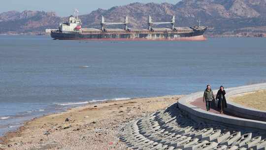 山东荣成布鲁威斯海湾风光