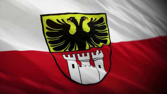 杜伊斯堡国旗挥舞-德国