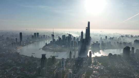 上海平流雾日景
