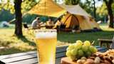 多样户外露营休闲美食场景展示高清在线视频素材下载