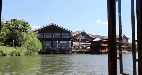 苏州镇湖太湖湿地公园美丽风景