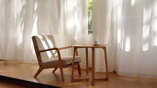 光阴似箭 空椅子光影