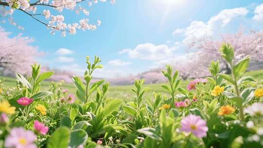 春季开始，万物复苏