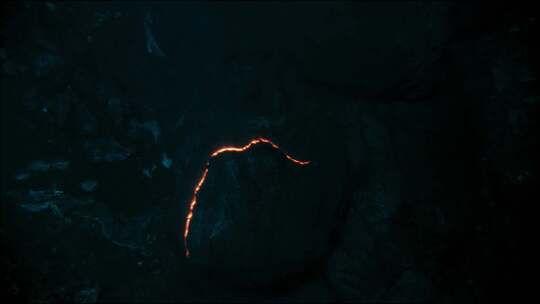 4K深海里的火山爆发