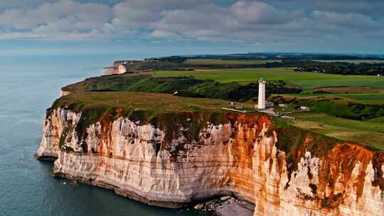 Etretat，诺曼底，海岸，海